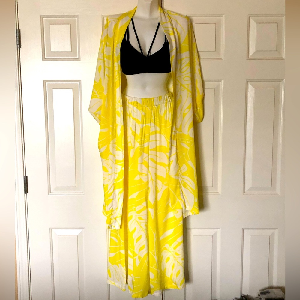 Lexbreezy Kimono and Palazzo Pants